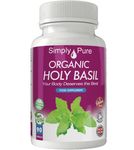 Simply Pure Organic Holy Basil, Capsules x 90, 500mg, 100% Pure Soil Association Certified, Gluten Free, GM Free, Vegan