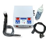 Physio Life Care Ultrasonic Therapy Machine, White Metal Design, 1MHz Deep Tissue Healing, Portable Physiotherapy Ultrasound Machine, Pain Relief, 1 Year Warranty