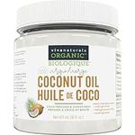 Virgin Coconut Oil, 16 fl oz - Non-GMO, Cold-Pressed and Unrefined Coconut Oil Organic Certified - Natural Flavour Coconut Oil for Cooking and Baking