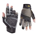 Kuny's 140M Size 9/Medium Pro Framer Flexgrip Gloves,Gray/Black