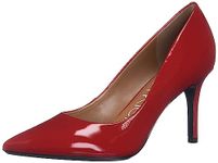 Calvin Klein Women's Gayle Pump, Red Patent 623, 7