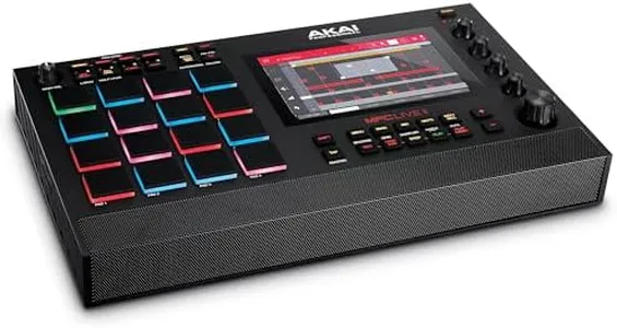 AKAI Professional MPC Live II – Battery Powered Drum Machine, Sampler and Beat Maker With Speakers, Drum Pads, Synth Engines and Touch Display