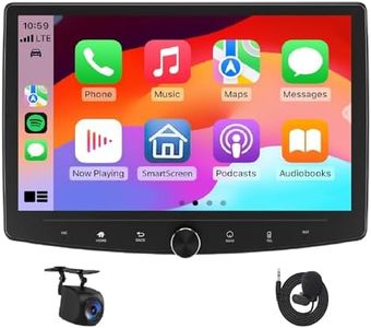 Eonon 10.1 inch Android 13 Car Stereo Radio Double Din 6+64GB 4G LTE GPS Sat NAV CarPlay Android Auto Bluetooth WiFi EQ Split screen screen mirroring with Rear View Camera UX6SK-PLUS