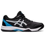 ASICS Men's Gel-Dedicate 7 Tennis Shoes, 12, Black/Island Blue