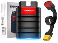 ThinkDiag Bluetooth OBD2 Diagnostic Tool + 16-Pin Extension Cable | Full System Scan, Live Data, Check Engine/ABS/SRS, iOS/Android | Supports All 1996+ OBD2 Vehicles | 15+ Reset Functions 1 Year Free