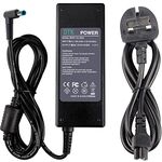 DTK 19.5V 4.62A 90W Laptop Charger for HP Notebook Computer PC Power Cord Supply AC Adapter Pavilion Envy Spectre ProBook Elitebook Series Connector: 4.5x3.0mm