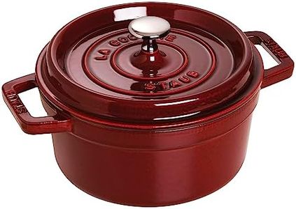 STAUB Cocotte, Gusseisen Bräter, Alle Herdarten inkl Induktion, Rund, 22 cm, 2,6 L, Grenadine-Rot