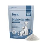 Fera Pets Multivitamin Goat Milk Cat & Dog Food Topper – Vet Created - Cat & Dog Multivitamin - Probiotics & Essential Vitamins & Minerals–60 Servings