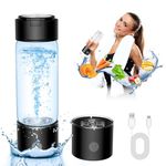 Hydrogen Water Bottle, Portable Hydrogen Water Bottle Generator with SPE PEM Technology Water Ionizer, Ion Water Bottle Improve Water Quality in 3 Minutes, for Home, Office, Daily Drinking