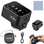 GODOX X3-S 2.4G Wireless Flash Trigger Transmitter TTL Autoflash with Large OLED Touchscreen Multiple Flash Modes with USB Port 32 Channels 16 Groups Compatible with Sony Cameras