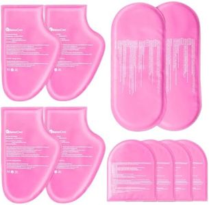 RelaxCoo Replacement Gel Ice Packs for Cold Therapy Socks & Hand Ice Pack Gloves (10-Piece Set) Extra Reusable Ice Pack Compresses for Injuries - L