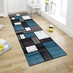 WTHYGB 2'x12' Hallway Runner Rug, Non Slip Washable Kitchen Rugs, 6mm Thick Indoor Low Pile Carpet for Living Room Bedroom Kitchen, Entryway Runner Rug, Floor Carpet, Kitchen Rug