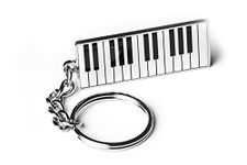 Gifticuffs Piano Keyboard Metal Framed Keyring With Gift Pouch