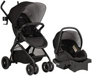 Evenflo Sibby Travel System with LiteMax Infant Car Seat (Charcoal Gray)