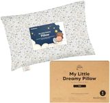 Mini Toddler Pillow with Pillowcase - 23x33 My Little Dreamy Mini Pillow, Toddler Pillows for Sleeping, Kids Pillow, Small Pillows, Travel Pillows for Sleeping, Toddler Bed Pillows, Age 2-4 (Prairie)