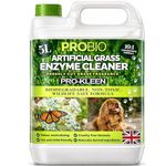Pro-Kleen ProBio Artificial Grass Cleaner Probiotic Based Deodoriser Odour Eliminator 5L Non-Toxic Cruelty-free Pet Friendly. Fresh Cut Grass fragrance. Naturally derived Probiotic Cleaning
