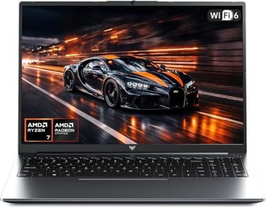 KAIGERR Gaming Laptop with AMD Ryzen 7430U(Up to 4.3GHz), 16GB DDR4 512GB SSD Laptop Computer, 1920P FHD Display, WiFi 6, USB3.2, Type_C, Webcam Cover Slide