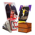 Cosmic Gaming Collections NBA Basketball Cards Premium Hits Collection | Includes: 10 Hall of Famers, 10 Rookies, and 4 Autograph or Jersey Cards