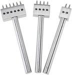 LuckyHigh 3 Pcs 2/4/6 Leather Prong