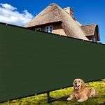 Shade&Beyond 6' X 50' Fence Privacy Screen Heavy Duty 170 GSM Fencing Mesh Shade Net Cover for Wall Garden Back Yard Outdoor Home Decoration, Green