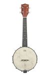Kala Brand Music Co. Natural Mahogany Satin Concert Banjo Ukulele - Banjolele (KA-BNJ-MHG-C)