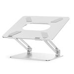 BoYata Adjustable Notebook Multi-Angle Laptop Stand with Heat-Vent to Elevate Laptop Compatible for MacBook Pro/Air/Surface Laptop (10-17 inch)