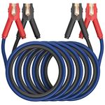 EXTRESPO Heavy Duty Jumper Cables, 0 Gauge 25 Feet 1000Amp Booster Cables, UL Listed Cables for 12V & 24V Cars, SUVs and Trucks, Jumper Cables Kit with Carry Bag, Gloves, Brushes (0 Gauge 25 Feet)