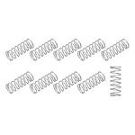 METALLIXITY Compression Springs (0.3x5mm OD,10mm Free Length) 10Pcs, 304 Stainless Steel Extension Spring - for Shop Home Repairs, DIY Projects, Silver Tone