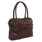 ROLANDO Frida Women's Laptop Messenger & Shoulder Sling Leather Bag (Chestnut Brown)