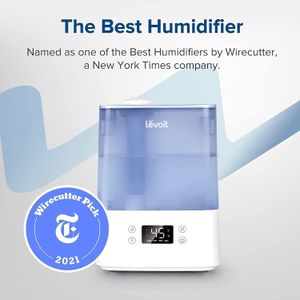 LEVOIT 6L Cool Mist Humidifier – Smart App, Alexa, Quiet Sleep, Blue