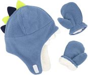 Baby Boy Sherpa Hats and Mittens Se