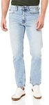 Calvin Klein Jeans Men's 035 Straight Jeans, Everest Blue, 32