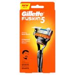 Gillette Fusion Manual Razor for Men with styling back blade for Perfect Shave and Perfect Beard Shape