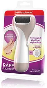 Laboratoires Mercurochrome - Râpe Electrique - Pour des Pieds Plus Lisses & Plus Doux