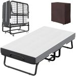 CAIYUN Folding Bed with Mattress an