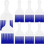 8 Packs Air Conditioner Condenser Cleaning Brush Refrigerator Coil Brush HVAC Coil Cleaner Brush Small Plastic Whisk Brush (Blue)