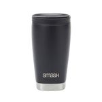 Smash Stainless Steel Twist & Lock Travel Coffee Mug 350ml/ 12 fl oz Black