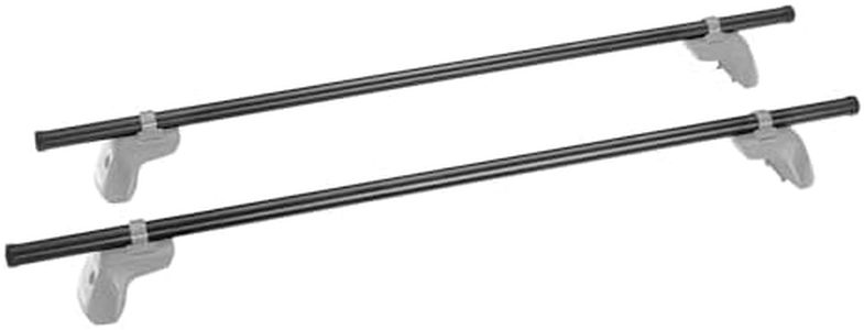 Yakima RoundBar XL 78 Inch Durable Steel Round Roof Rack System Crossbars, Compatible with StreamLine Towers System, Black, Set of 2