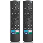 (Pack of 2) Replacement Remote Only Compatible with Insignia/Toshiba/Amazon 2-series/4-Series/Omni QLED Fire Smart TVs