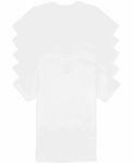 Calvin Klein Mens Cotton Classics 5-Pack Undershirts, 5 White Crewneck, X-Large