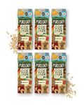 Glebe Farm Gluten Free PureOaty Oat Milk, Barista Grade For a Perfect Microfoam, Healthy Dairy Free Milk, Coffee Creamer & High Protein Drink, Made With 100% British Oats, Tasty Oat Milk,6 x 1 litre