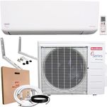 Goodman 9,000 BTU 18 SEER2 Ductless Mini Split Inverter Heat Pump System with Maxwell 16-ft Installation and Wall Bracket (230V)