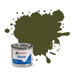 Humbrol Model Paint - AA1688 No 155 Olive Drab - Matt - Tinlet No 1 (14ml), Enamel Paints for Models, Plastic, Metal, Wood, Glass, Ceramics and More, Enamel Touch Up Paint - Hobby Paint for Craft Kits