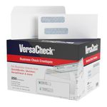 250 VersaCheck NRP Business Double Window Security Standard and Voucher Check Envelopes - Compatible with Business Checks Made from VersaCheck, QuickBooks, Quicken, Sage, and Others.