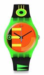 Swatch Casual Watch Green Quartz Bio-sourced NEON Rider