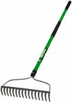 Truper 32404 Tru Tough Welded Bow Rake, 16-Teeth, Fiberglass Handle