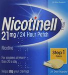 Nicotinell Stop Smoking Aid 24 hour 21 days Nicotine Patches, 21 mg, Step 1