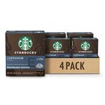 Starbucks By Nespresso Espresso Roast Coffee Pods, Dark Roast, Nespresso Vertuo Line Compatible Capsules, 4 X 10 Coffee Pods, 40 Count