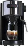 Coffee Gator Espresso Machine, Quick-Brew Espresso Maker with Milk Frother & 1.3 Liter Removable Water Tank