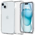 Spigen Ultra Hybrid Back Cover Case Compatible with iPhone 15 Plus (TPU + Poly Carbonate | Frost Clear)